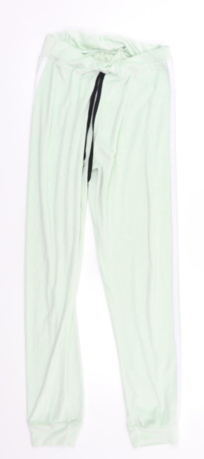 Womens UK Size S Preworn Regular Fit Jegging Green Trousers