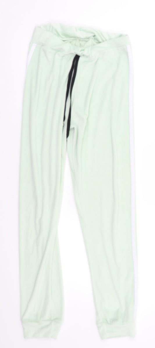 Womens UK Size S Preworn Regular Fit Jegging Green Trousers