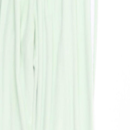 Womens UK Size S Preworn Regular Fit Jegging Green Trousers