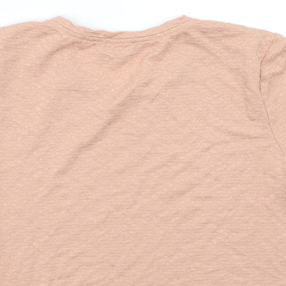 Womens UK Size 14 New Look Pink Basic Blouse