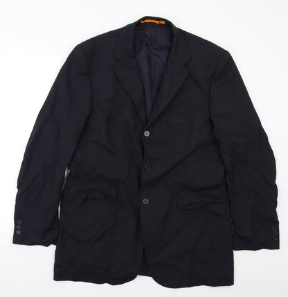 Mens UK Size 40 Karl Jackson Regular Black Suit Jacket