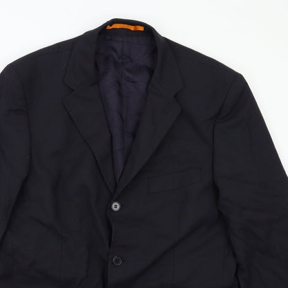 Mens UK Size 40 Karl Jackson Regular Black Suit Jacket