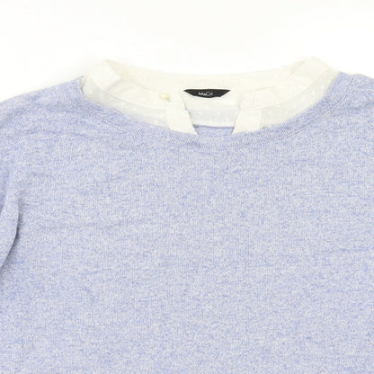 M&Co Womens Blue   Pullover Jumper Size 12