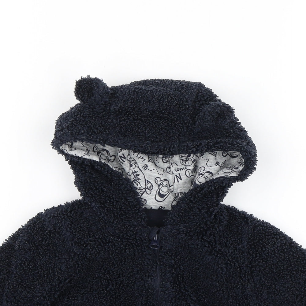 George Baby Blue   Full Zip Jumper Size 12-18 Months  - Tiger