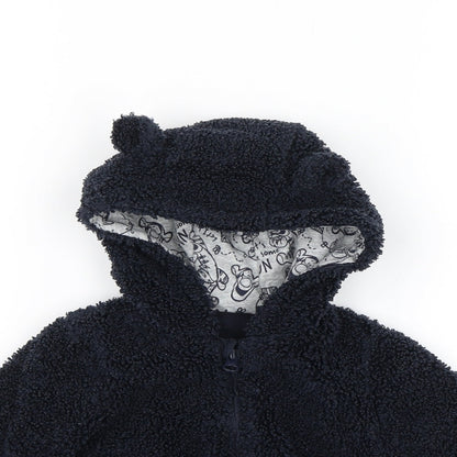 George Baby Blue   Full Zip Jumper Size 12-18 Months  - Tiger