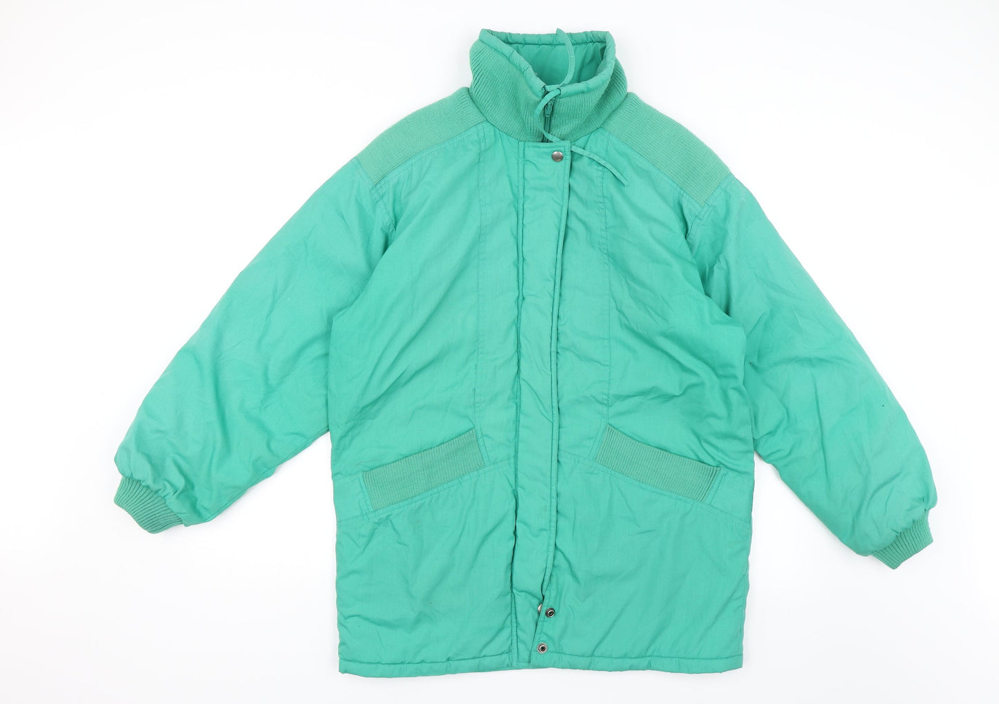 Womens UK Size 12 Sensations Green Anorak Coat