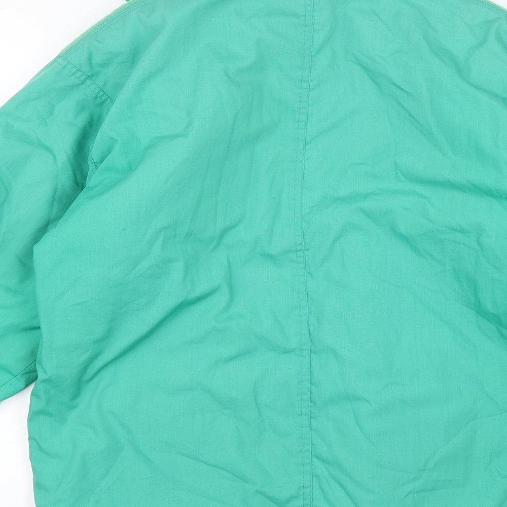Womens UK Size 12 Sensations Green Anorak Coat