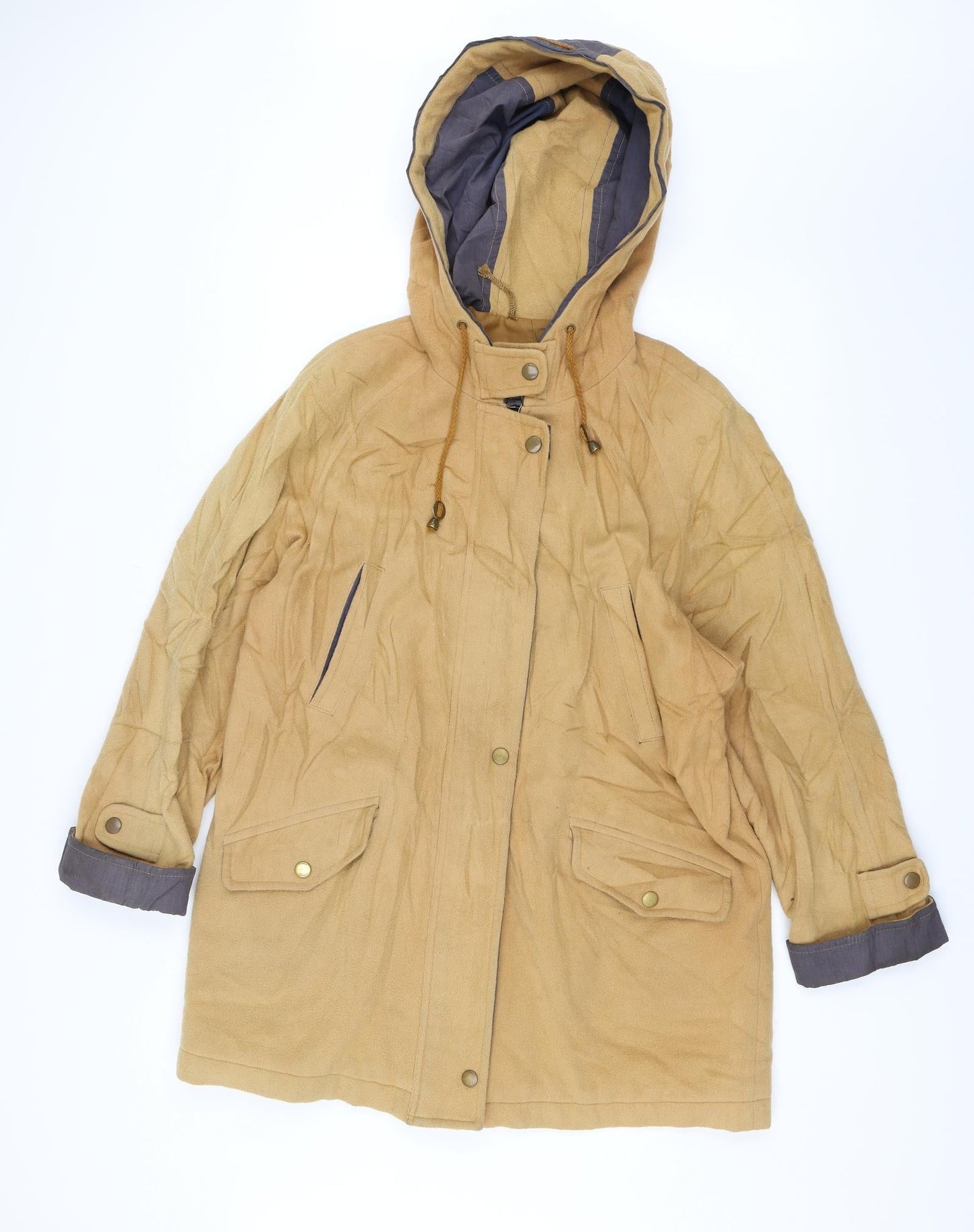 Marc Andy Womens Brown   Parka Jacket Size 12
