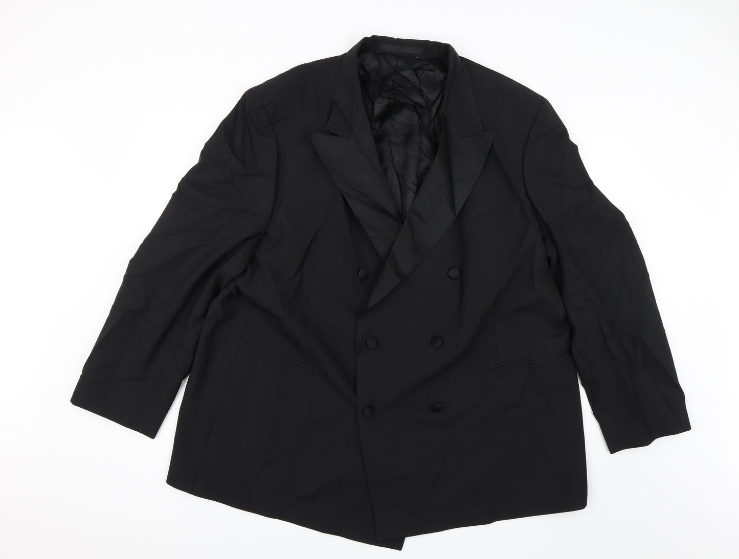 Mens UK Size 42 Preworn Regular Black Suit Jacket