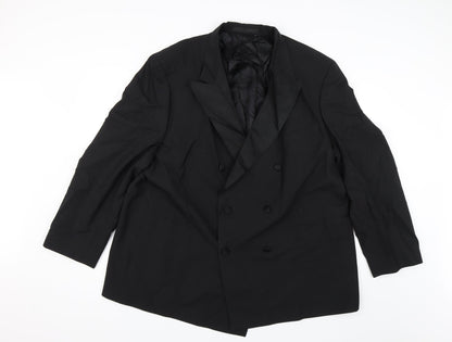 Mens UK Size 42 Preworn Regular Black Suit Jacket