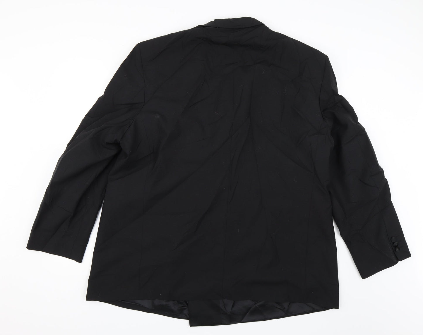 Mens UK Size 42 Preworn Regular Black Suit Jacket