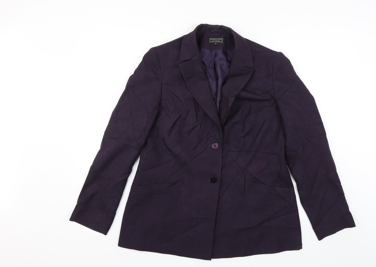 Debenhams Womens Purple   Jacket Blazer Size 14
