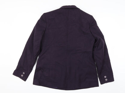Debenhams Womens Purple   Jacket Blazer Size 14