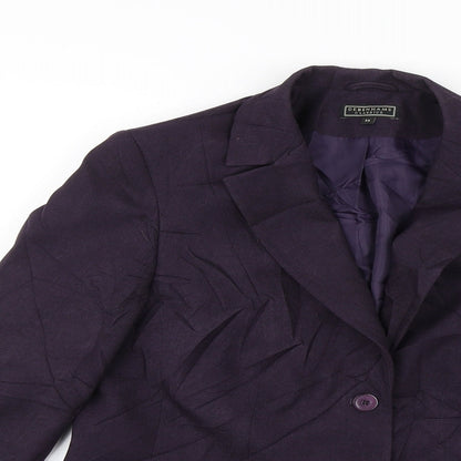Debenhams Womens Purple   Jacket Blazer Size 14