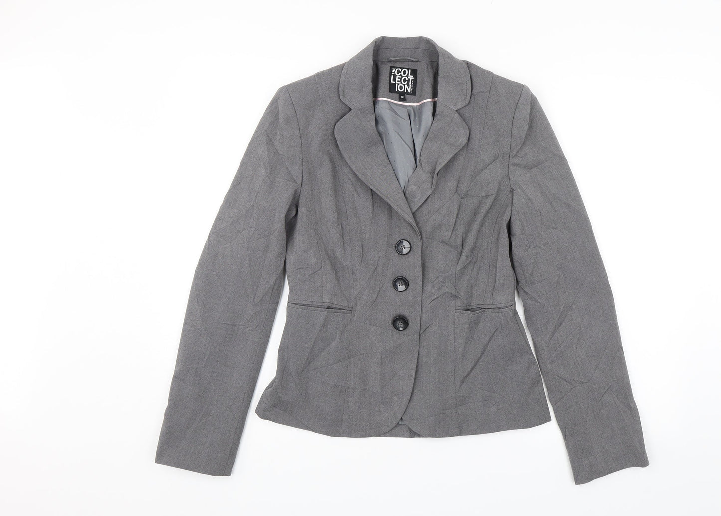 Debenhams Womens Grey   Jacket Blazer Size 10