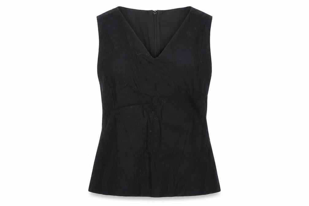Womens UK Size 8 Marks and Spencer Black Basic Blouse