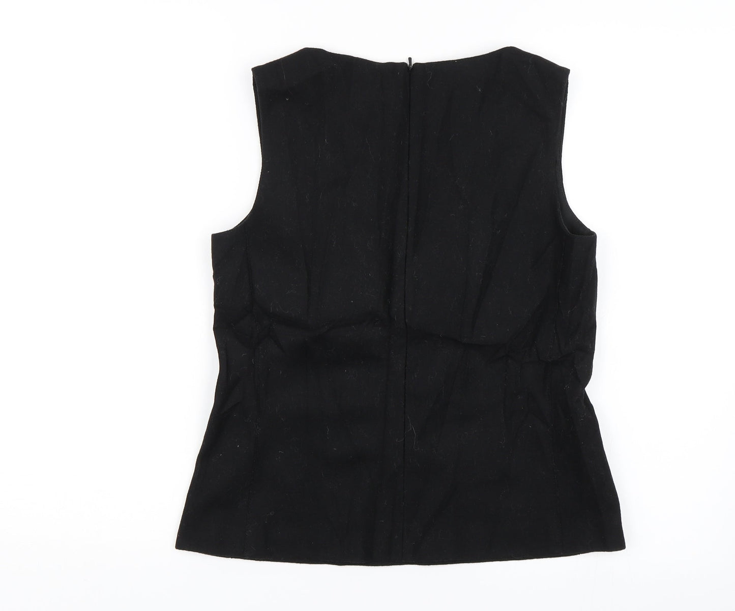 Womens UK Size 8 Marks and Spencer Black Basic Blouse
