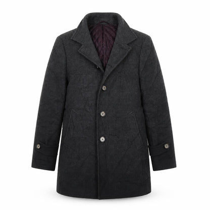 Heilan Home Womens Grey   Pea Coat Jacket Size 48