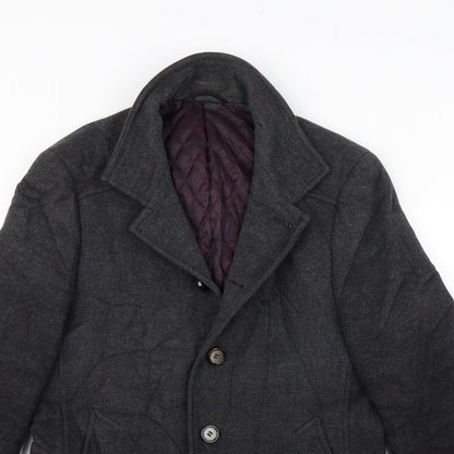 Heilan Home Womens Grey   Pea Coat Jacket Size 48
