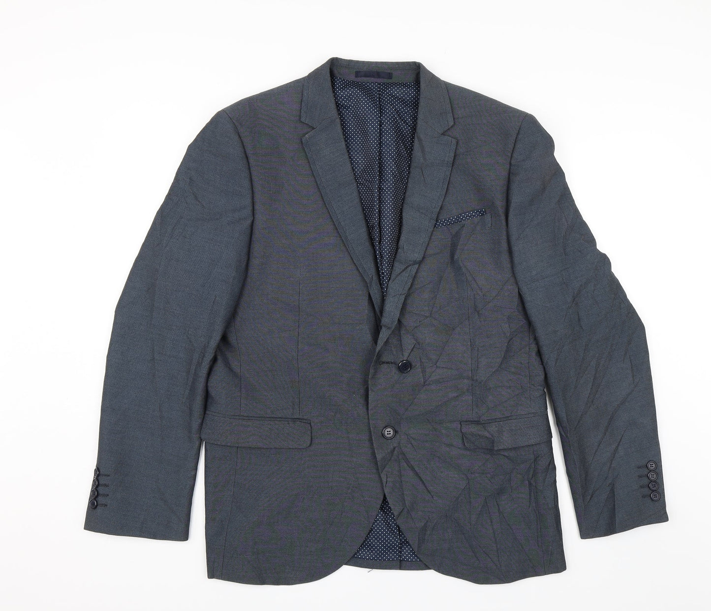 Mens UK Size 42 NEXT Regular Blue Suit Jacket