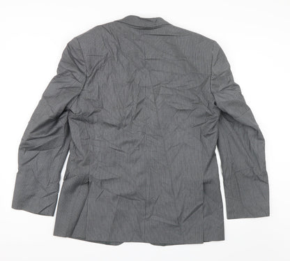 Mens UK Size 42 Burton Regular Grey Suit Jacket