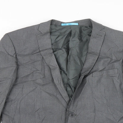 Mens UK Size 42 Burton Regular Grey Suit Jacket