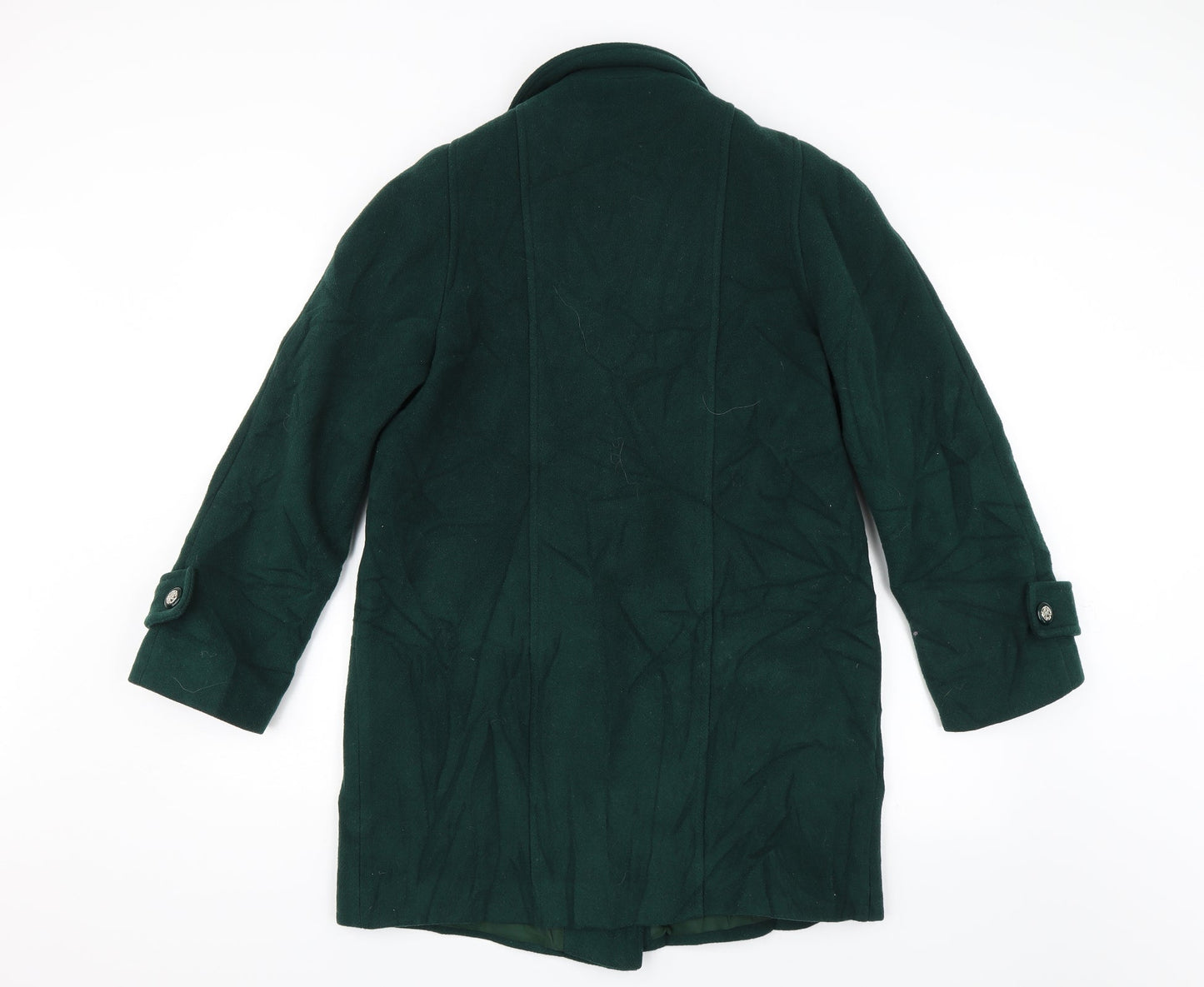 Womens UK Size 10 Berkertex Green Overcoat