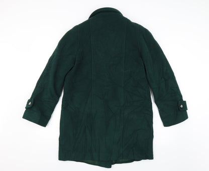 Womens UK Size 10 Berkertex Green Overcoat