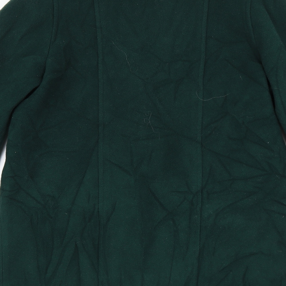 Womens UK Size 10 Berkertex Green Overcoat
