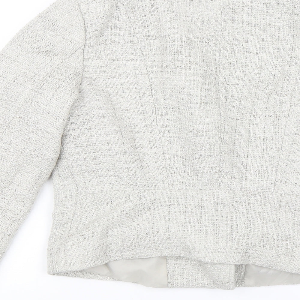 Womens UK Size 6 H&M Grey Jacket