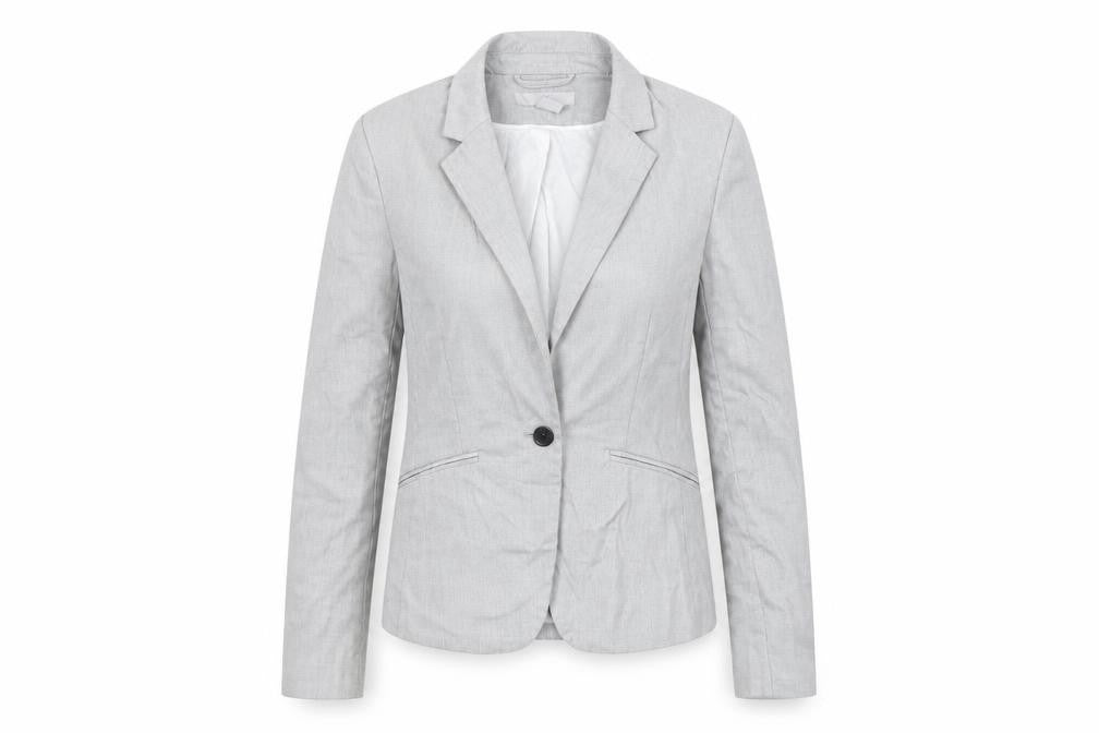 Womens UK Size 8 H&M Regular Grey Blazer