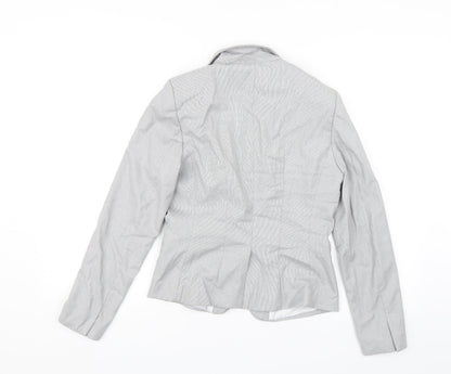 H&M Womens Grey   Jacket Blazer Size 8