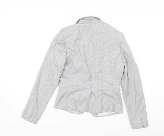H&M Womens Grey   Jacket Blazer Size 8
