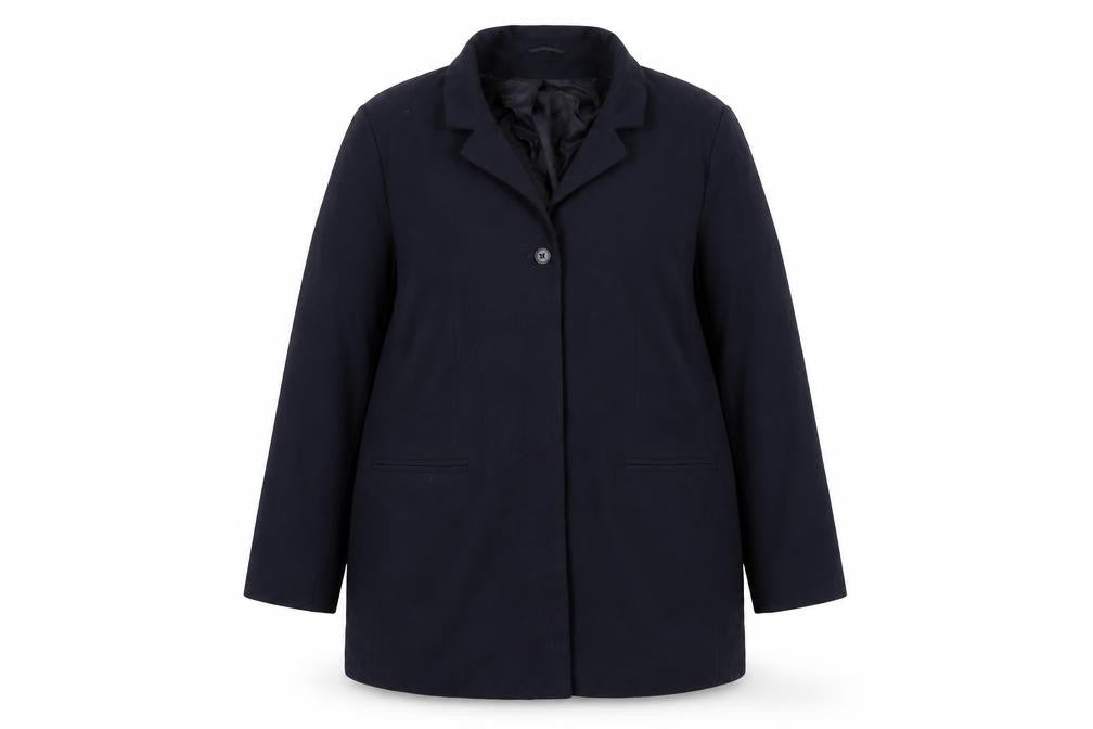 Womens UK Size 18 Canada Blue Overcoat