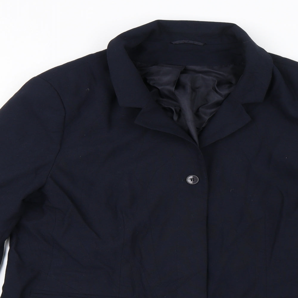 Canada Womens Blue   Overcoat Jacket Size 18