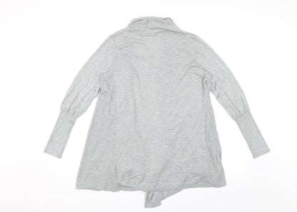 M&S Womens Grey   Cardigan Jumper Size M