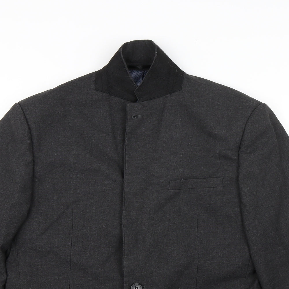 Mens UK Size 38 Brook Taverner Regular Grey Suit Jacket