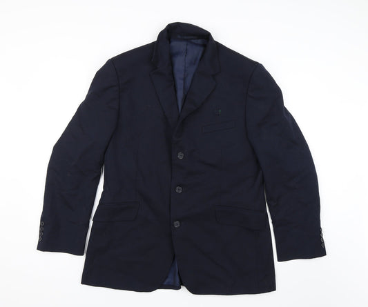 Mens UK Size 42 Preworn Regular Blue Suit Jacket