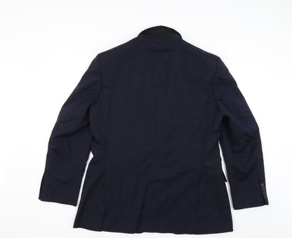 Mens UK Size 42 Preworn Regular Blue Suit Jacket