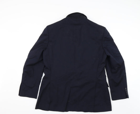 Mens UK Size 42 Preworn Regular Blue Suit Jacket
