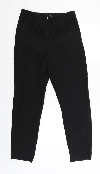PRETTY LITTLE THING Womens Black   Trousers  Size 8 L27.5 in