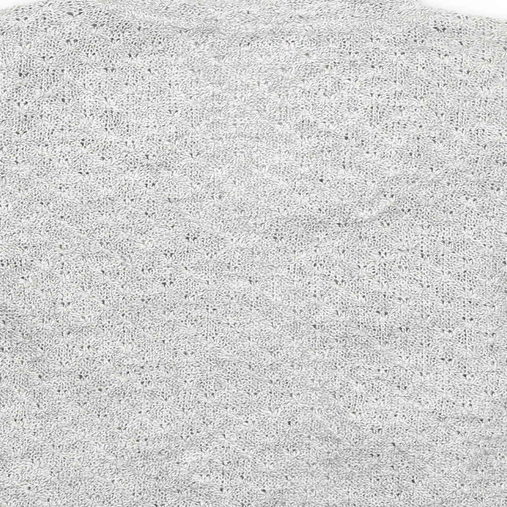 Per Una Womens Grey   Cardigan Jumper Size M