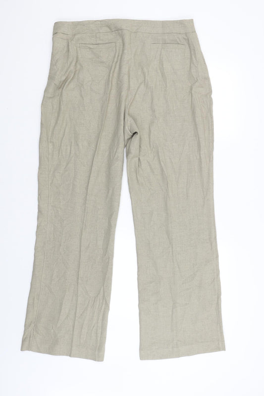 Womens UK Size 16 Klass Regular Fit Jegging Beige Trousers