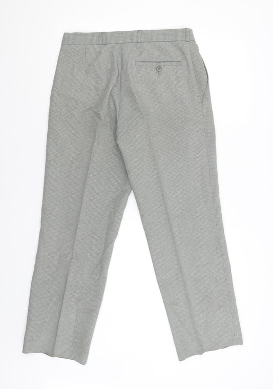 Womens UK Size 32 Essentials Regular Fit Jegging Green Trousers