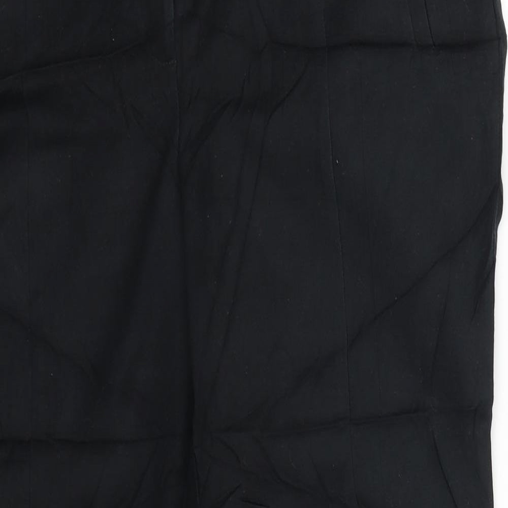 Womens UK Size 12 NEXT Regular Fit  Black Trousers