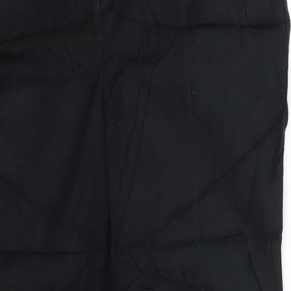 Womens UK Size 12 NEXT Regular Fit  Black Trousers