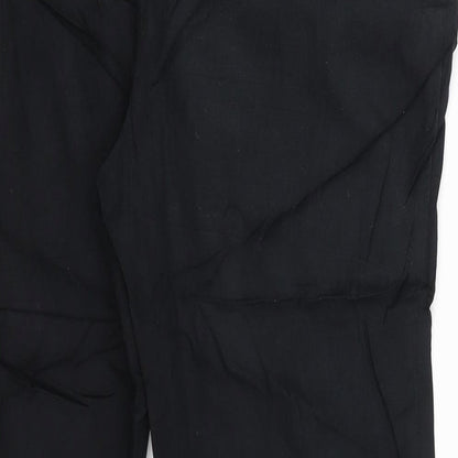 Womens UK Size 12 NEXT Regular Fit  Black Trousers