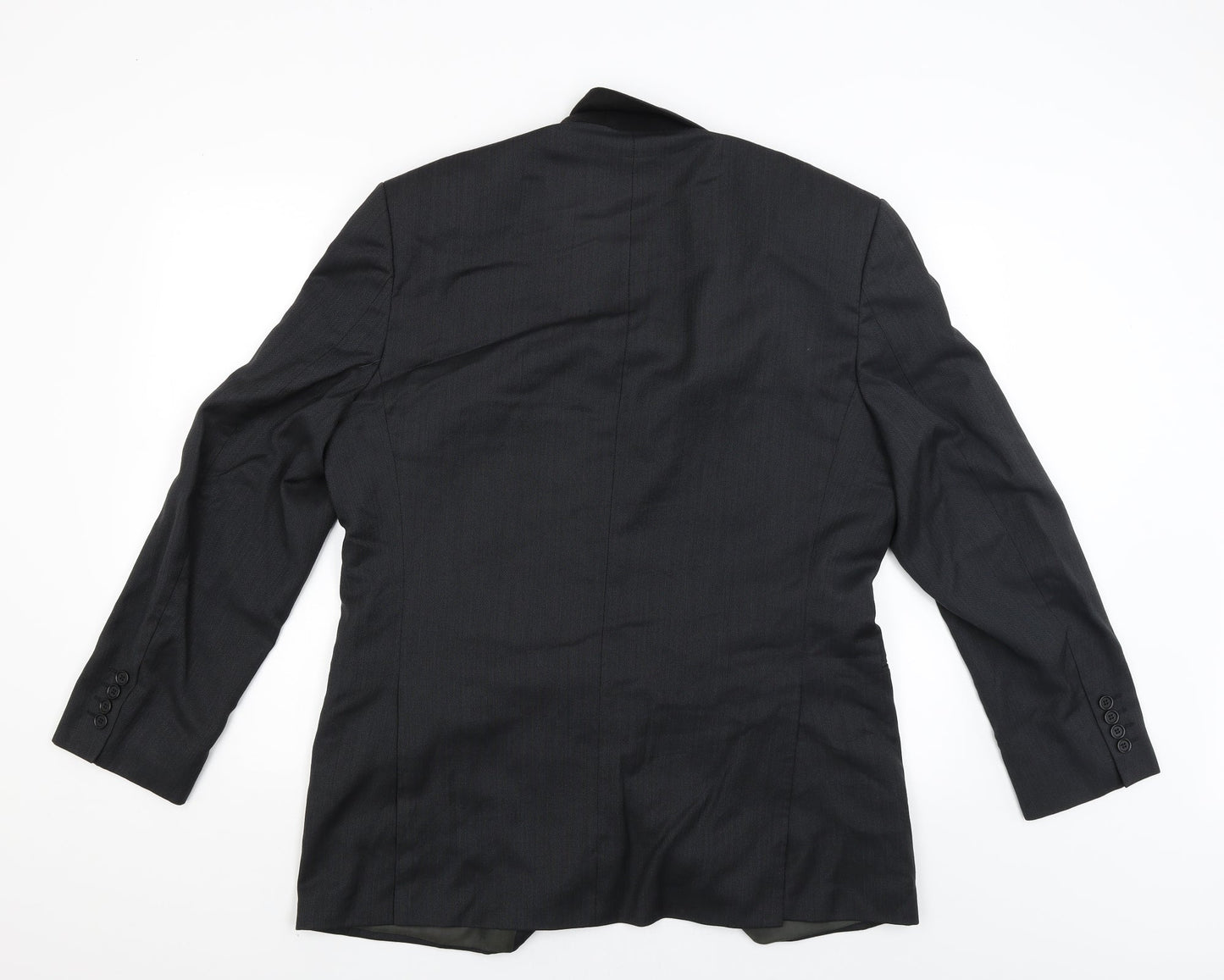 Mens UK Size 42 Marks and Spencer Regular Black Suit Jacket