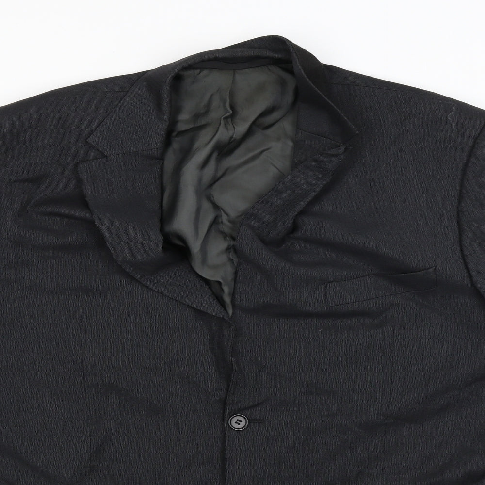 Mens UK Size 42 Marks and Spencer Regular Black Suit Jacket