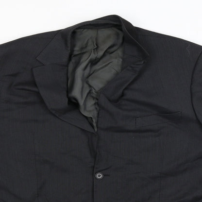 Mens UK Size 42 Marks and Spencer Regular Black Suit Jacket